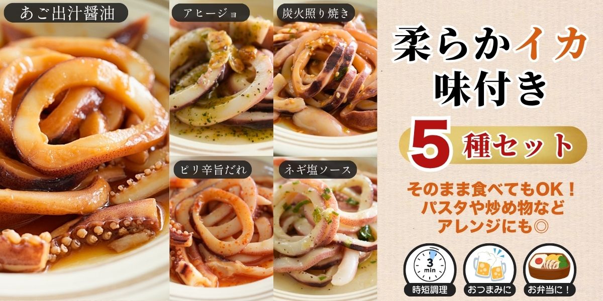 山陰の旨味 旬のイカセット